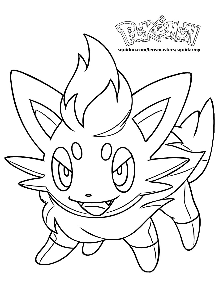 Drawing Pokemon #24636 (Cartoons) – Printable coloring pages
