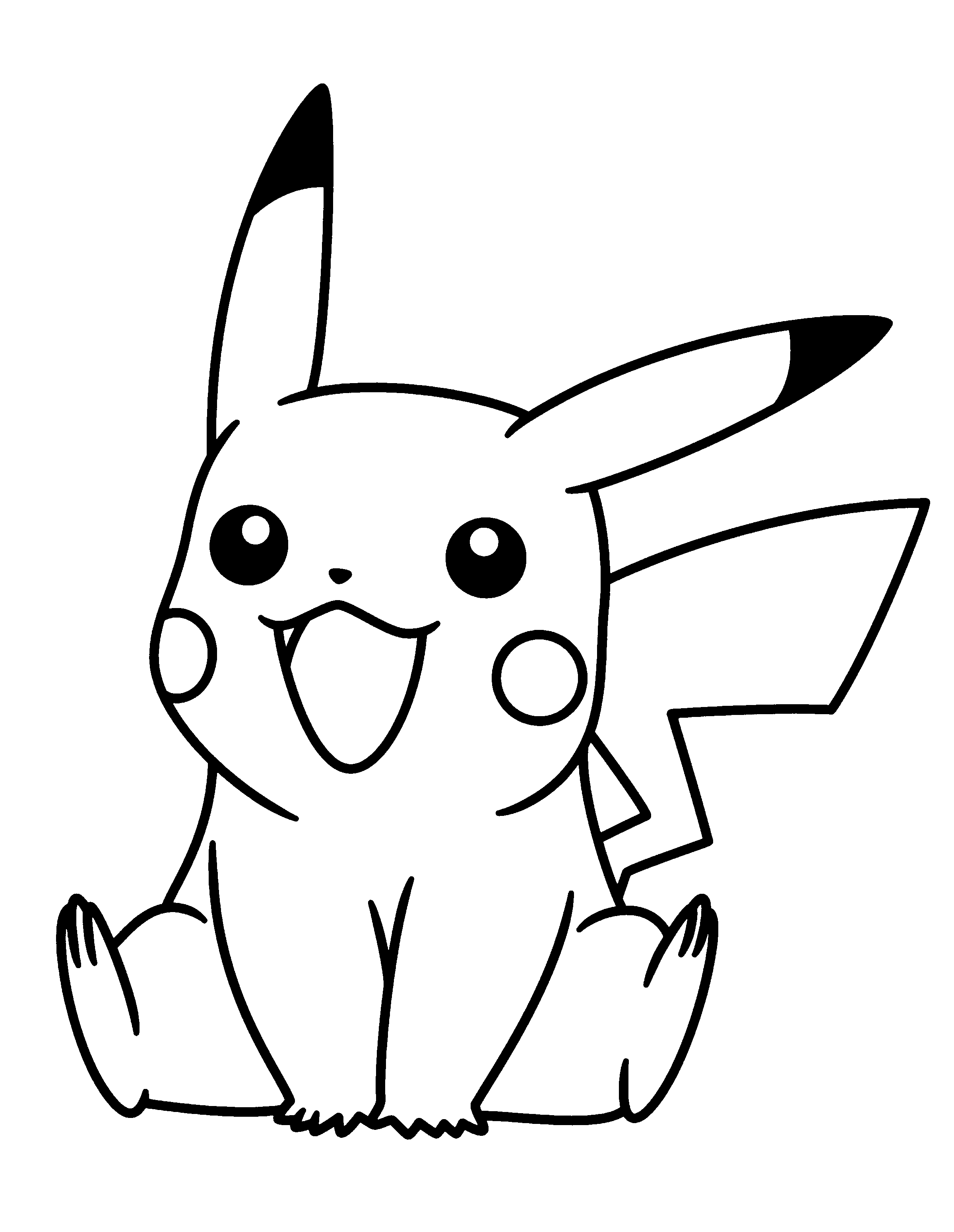 Drawing Pokemon #24653 (Cartoons) – Printable coloring pages