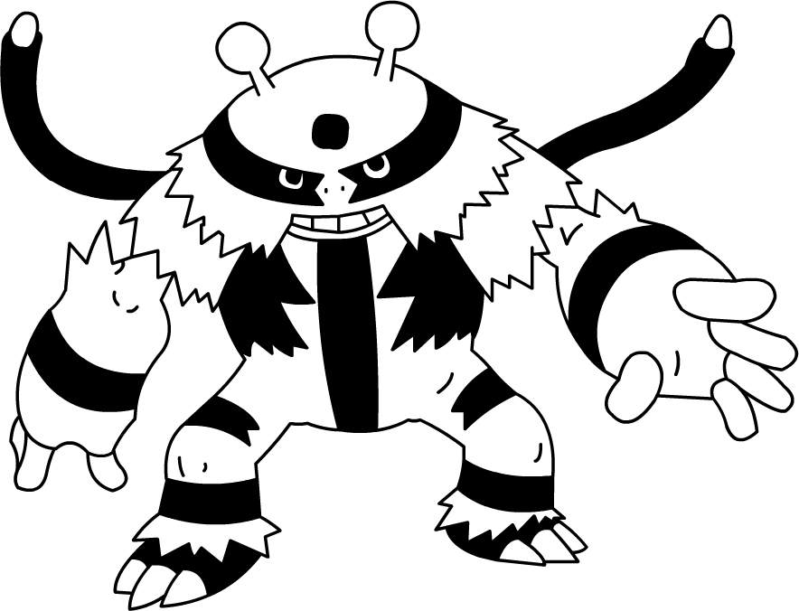 Pokemon Cartoons Printable Coloring Pages