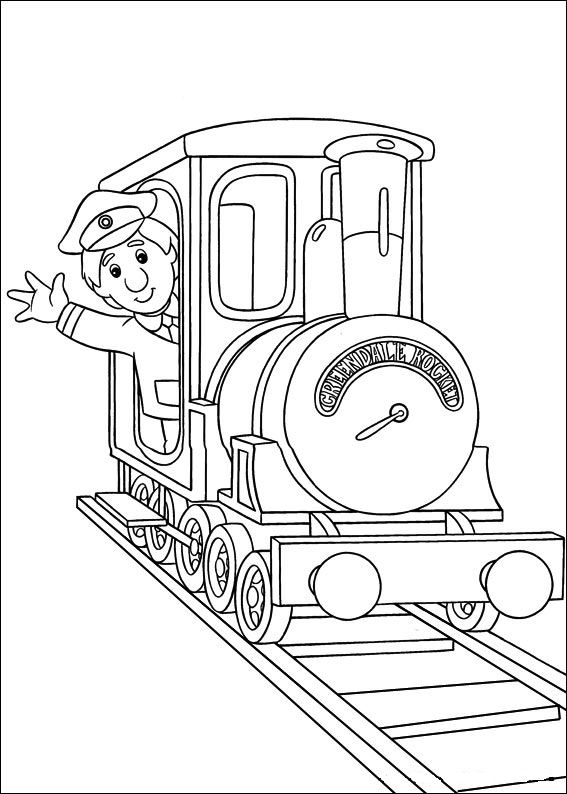 Coloring page: Postman Pat (Cartoons) #49473 - Free Printable Coloring Pages