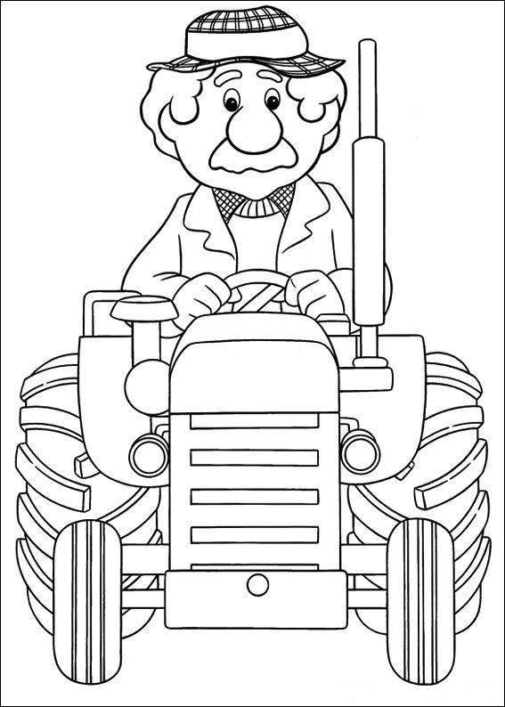 Coloring page: Postman Pat (Cartoons) #49477 - Free Printable Coloring Pages