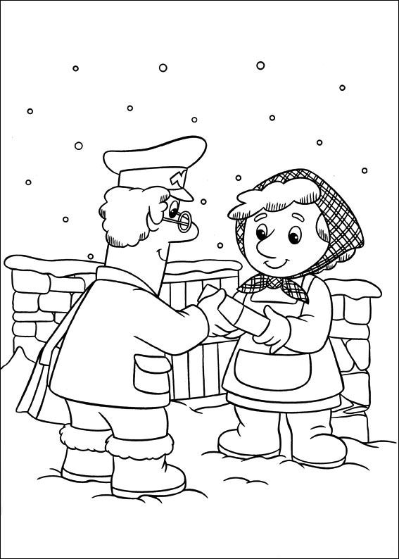 Coloring page: Postman Pat (Cartoons) #49484 - Free Printable Coloring Pages