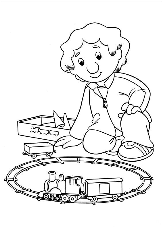 Coloring page: Postman Pat (Cartoons) #49488 - Free Printable Coloring Pages