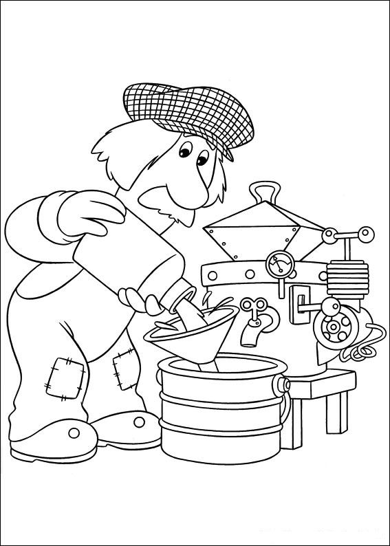 Coloring page: Postman Pat (Cartoons) #49490 - Free Printable Coloring Pages