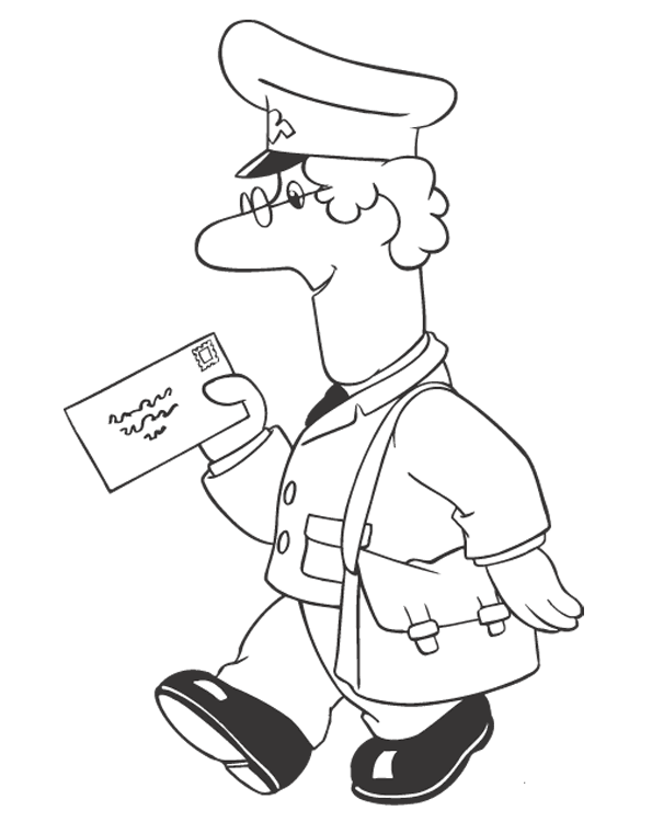 Coloring page: Postman Pat (Cartoons) #49499 - Free Printable Coloring Pages