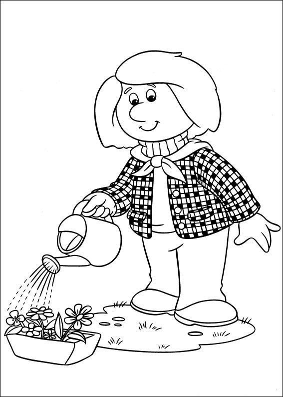Coloring page: Postman Pat (Cartoons) #49513 - Free Printable Coloring Pages