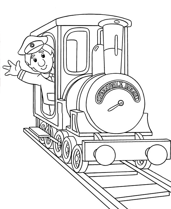 Coloring page: Postman Pat (Cartoons) #49554 - Free Printable Coloring Pages
