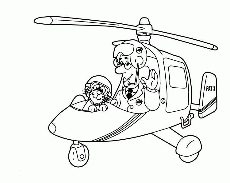 Coloring page: Postman Pat (Cartoons) #49570 - Free Printable Coloring Pages