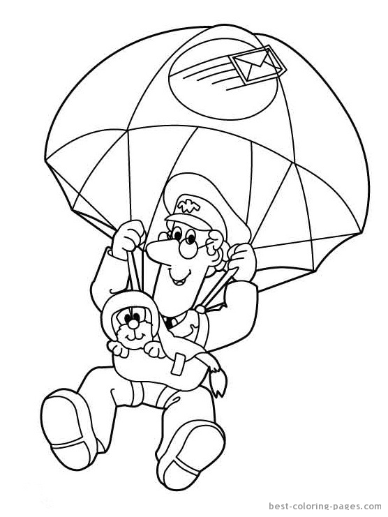 Coloring page: Postman Pat (Cartoons) #49581 - Free Printable Coloring Pages