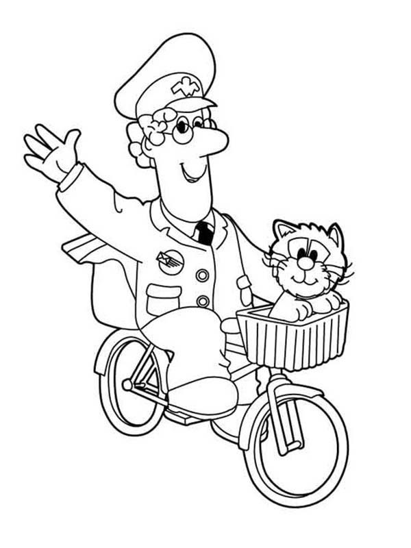 Coloring page: Postman Pat (Cartoons) #49586 - Free Printable Coloring Pages