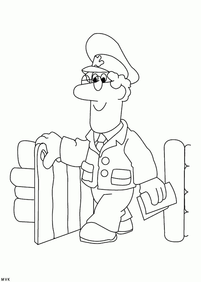 Drawing Postman Pat #49617 (Cartoons) – Printable coloring pages