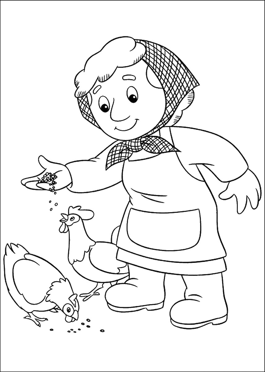 Coloring page: Postman Pat (Cartoons) #49618 - Free Printable Coloring Pages