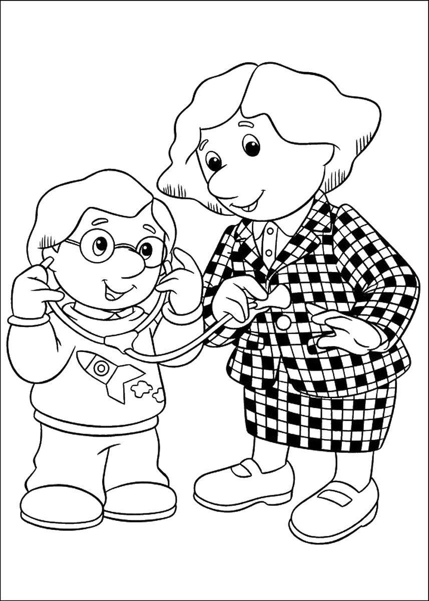 Coloring page: Postman Pat (Cartoons) #49637 - Free Printable Coloring Pages