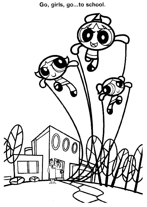Coloring page: Powerpuff Girls (Cartoons) #39406 - Free Printable Coloring Pages