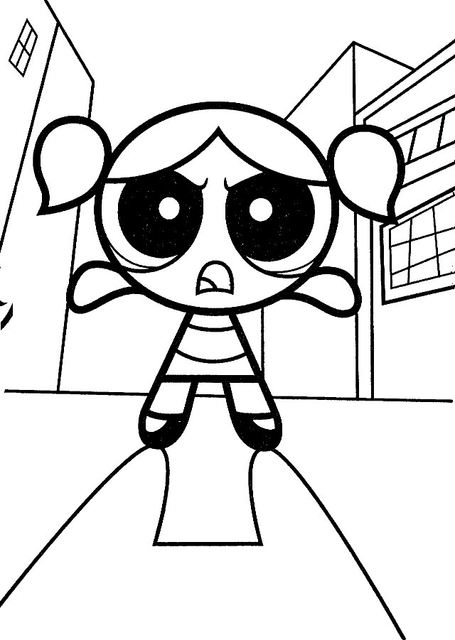 Coloring page: Powerpuff Girls (Cartoons) #39413 - Free Printable Coloring Pages