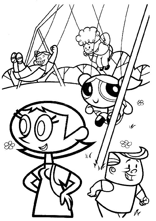 Coloring page: Powerpuff Girls (Cartoons) #39421 - Free Printable Coloring Pages
