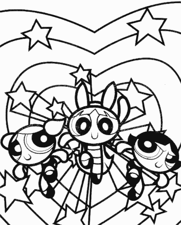 Coloring page: Powerpuff Girls (Cartoons) #39433 - Free Printable Coloring Pages