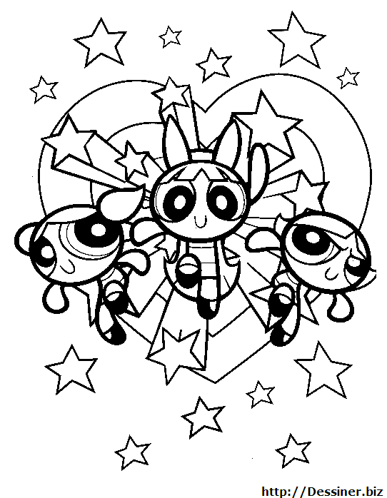 Coloring page: Powerpuff Girls (Cartoons) #39437 - Free Printable Coloring Pages