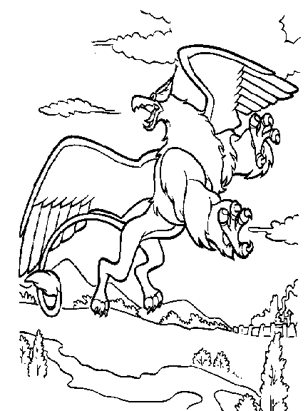 Coloring page: Quest for Camelot (Cartoons) #41740 - Free Printable Coloring Pages