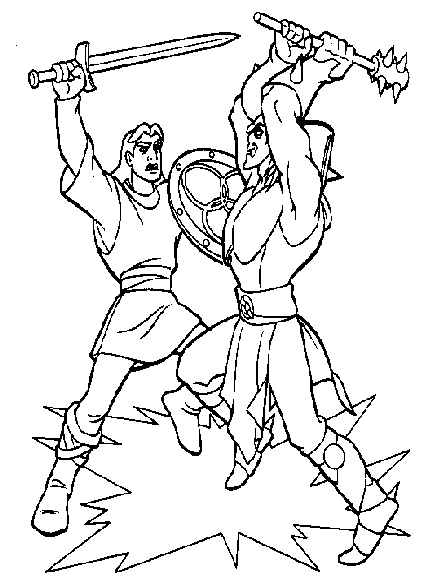 Coloring page: Quest for Camelot (Cartoons) #41744 - Free Printable Coloring Pages