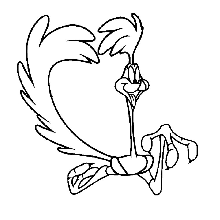 Coloring page: Road Runner and Wile E. Coyote (Cartoons) #47155 - Free Printable Coloring Pages