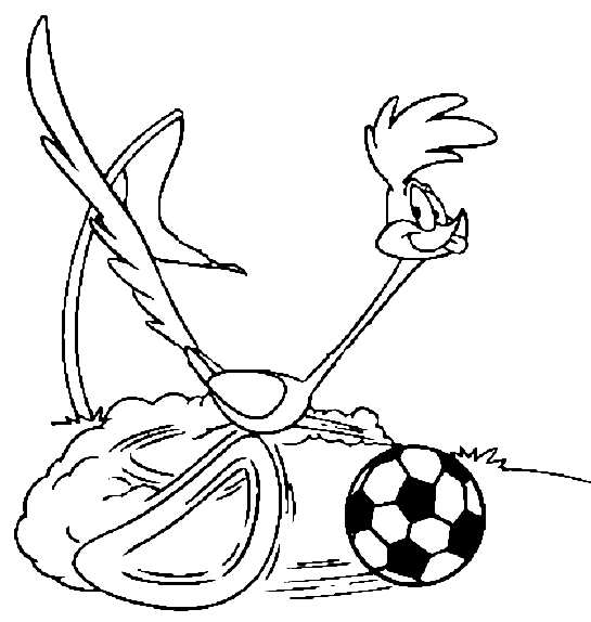 Coloring page: Road Runner and Wile E. Coyote (Cartoons) #47158 - Free Printable Coloring Pages
