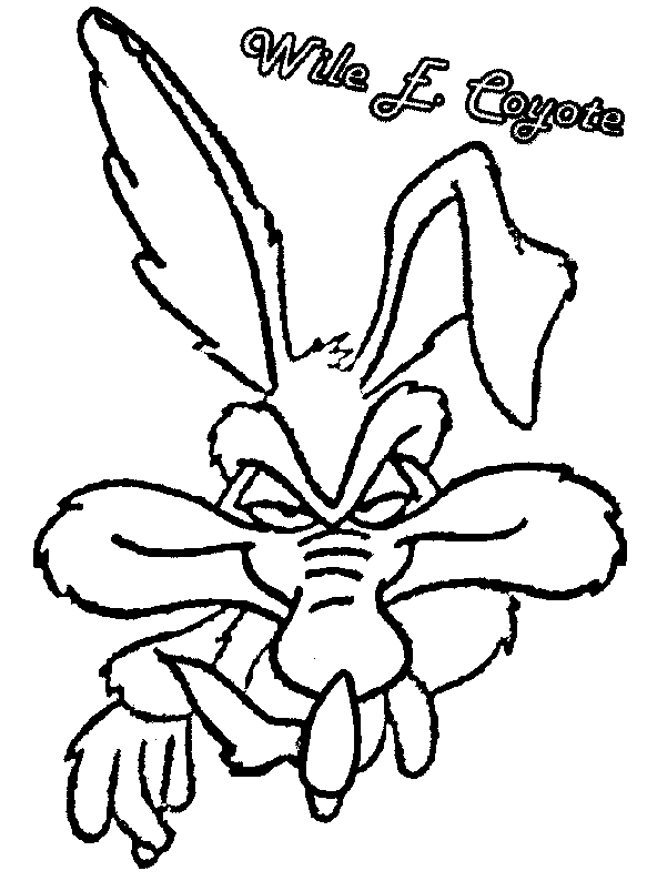 Coloring page: Road Runner and Wile E. Coyote (Cartoons) #47162 - Free Printable Coloring Pages