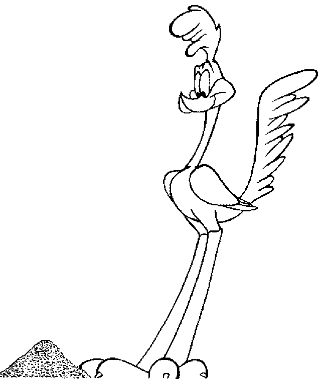 Coloring page: Road Runner and Wile E. Coyote (Cartoons) #47178 - Free Printable Coloring Pages
