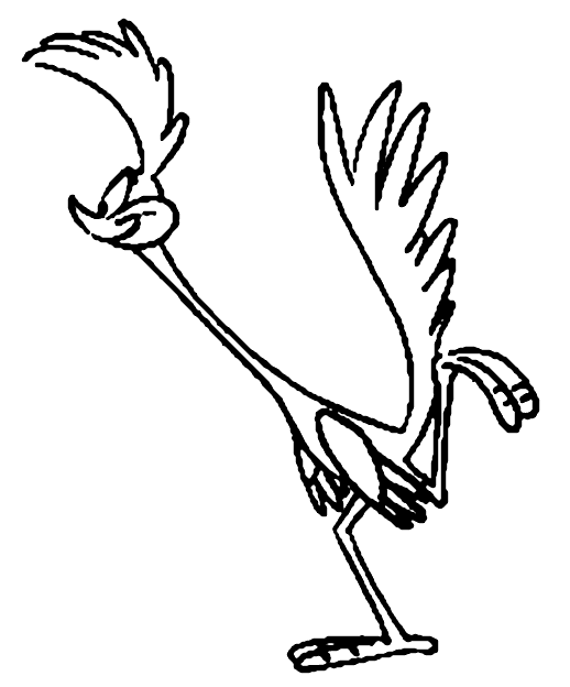 Coloring page: Road Runner and Wile E. Coyote (Cartoons) #47200 - Free Printable Coloring Pages