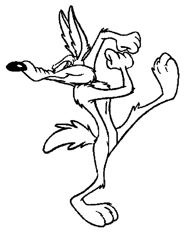 Coloring page: Road Runner and Wile E. Coyote (Cartoons) #47221 - Free Printable Coloring Pages