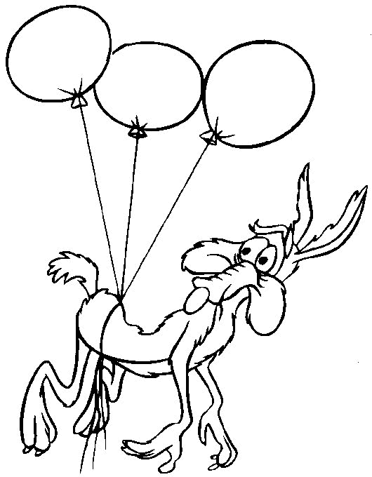 Coloring page: Road Runner and Wile E. Coyote (Cartoons) #47232 - Free Printable Coloring Pages