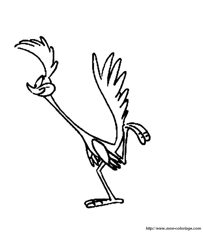 Coloring page: Road Runner and Wile E. Coyote (Cartoons) #47245 - Free Printable Coloring Pages