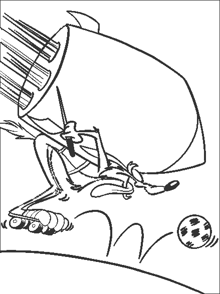 Coloring page: Road Runner and Wile E. Coyote (Cartoons) #47275 - Free Printable Coloring Pages