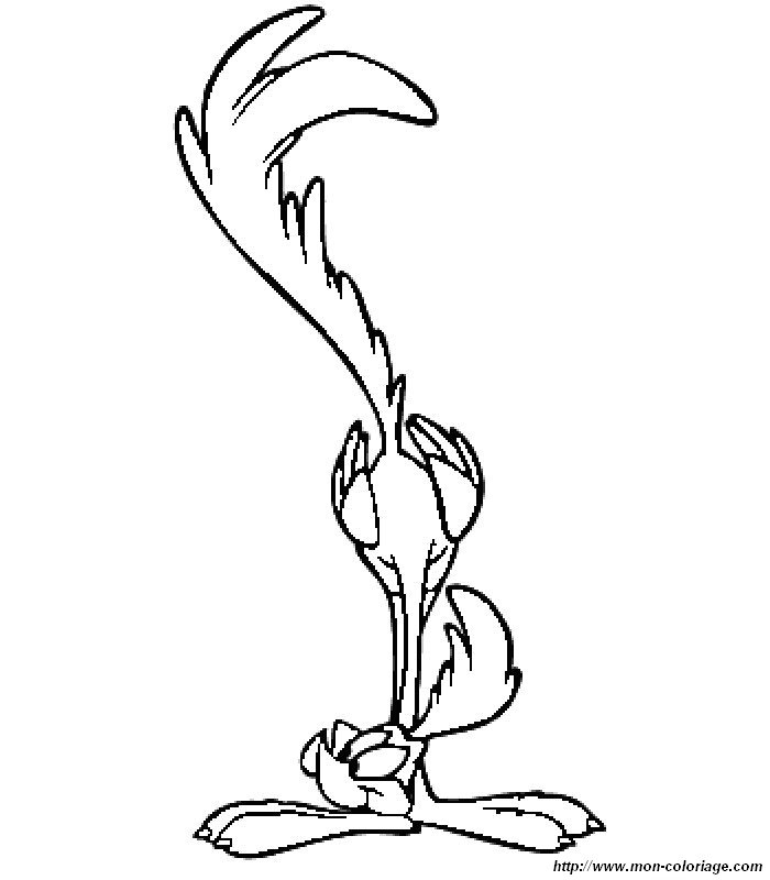 Coloring page: Road Runner and Wile E. Coyote (Cartoons) #47296 - Free Printable Coloring Pages