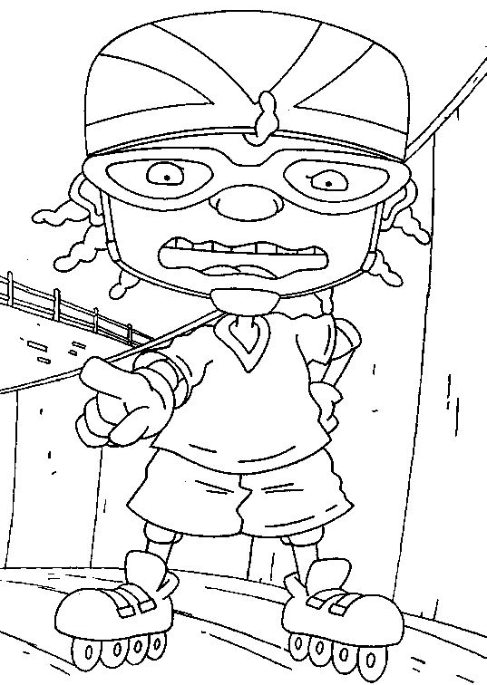 Coloring page: Rocket Power (Cartoons) #52236 - Free Printable Coloring Pages