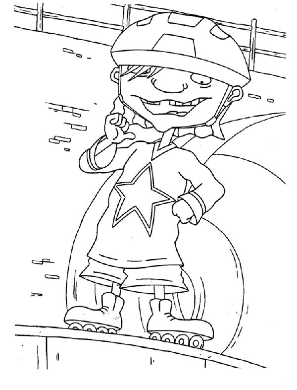 Coloring page: Rocket Power (Cartoons) #52240 - Free Printable Coloring Pages