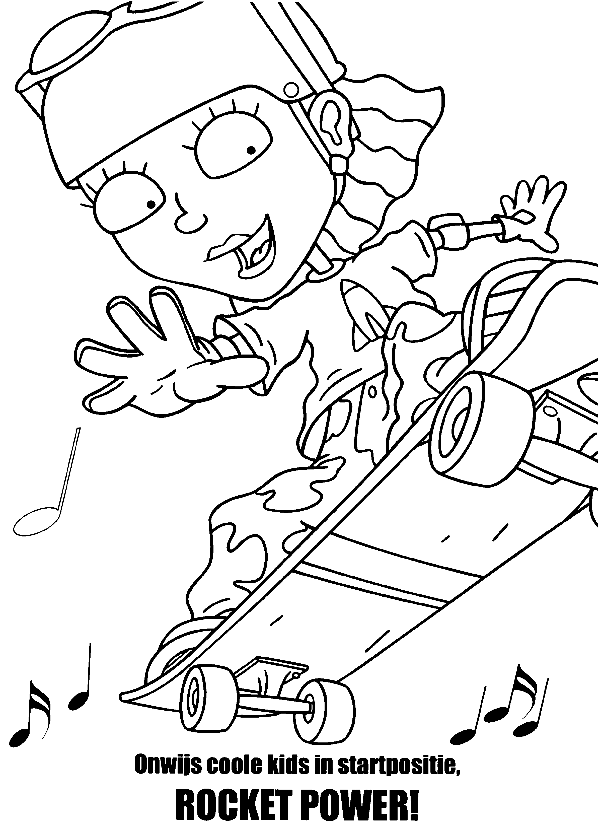 Coloring page: Rocket Power (Cartoons) #52241 - Free Printable Coloring Pages