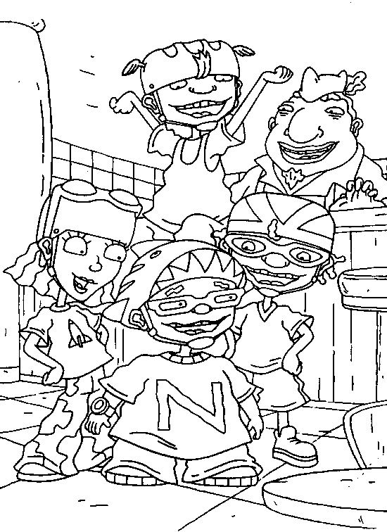 Coloring page: Rocket Power (Cartoons) #52242 - Free Printable Coloring Pages