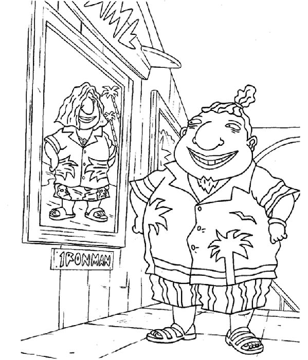 Coloring page: Rocket Power (Cartoons) #52247 - Free Printable Coloring Pages