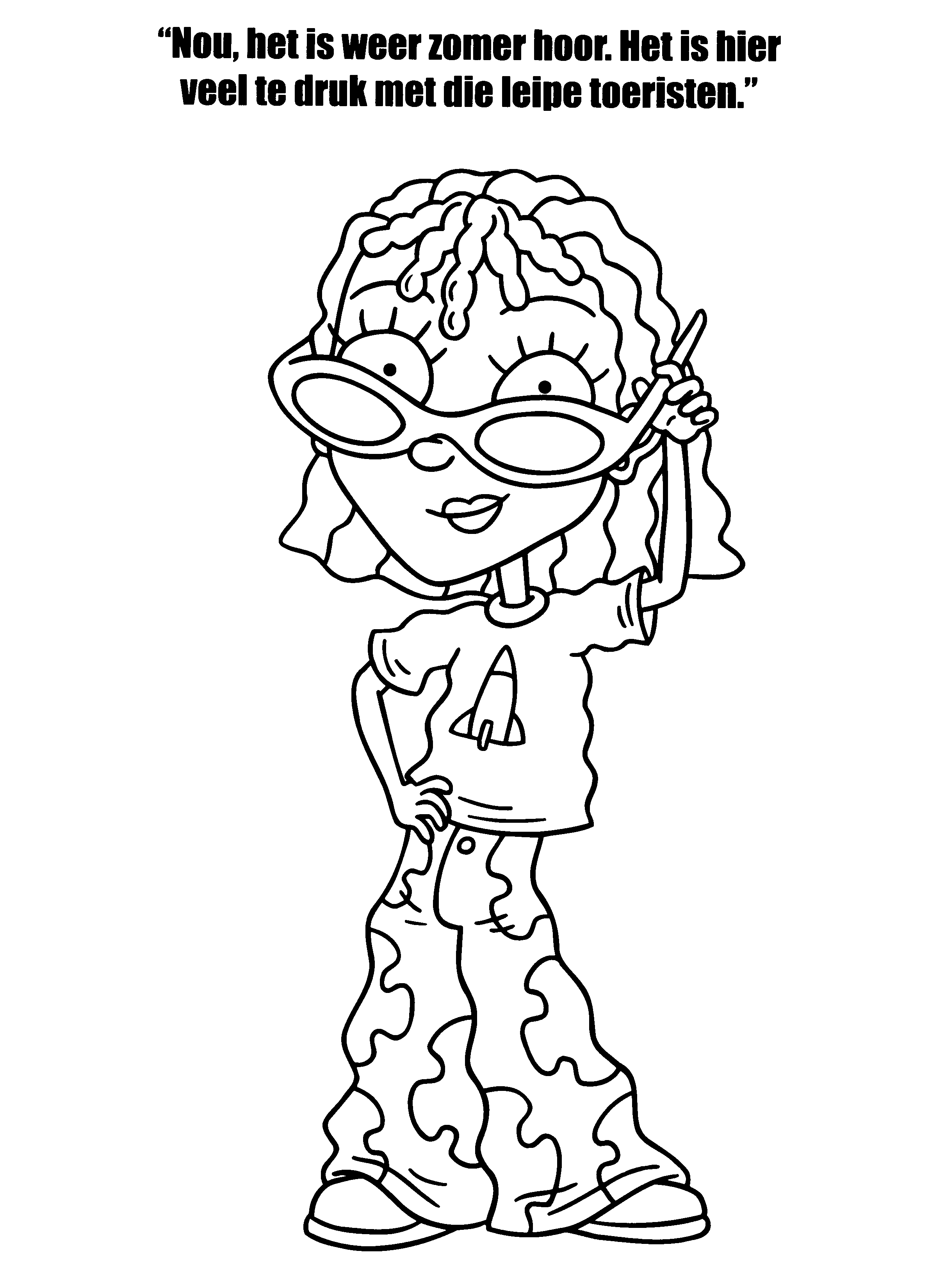 Coloring page: Rocket Power (Cartoons) #52251 - Free Printable Coloring Pages