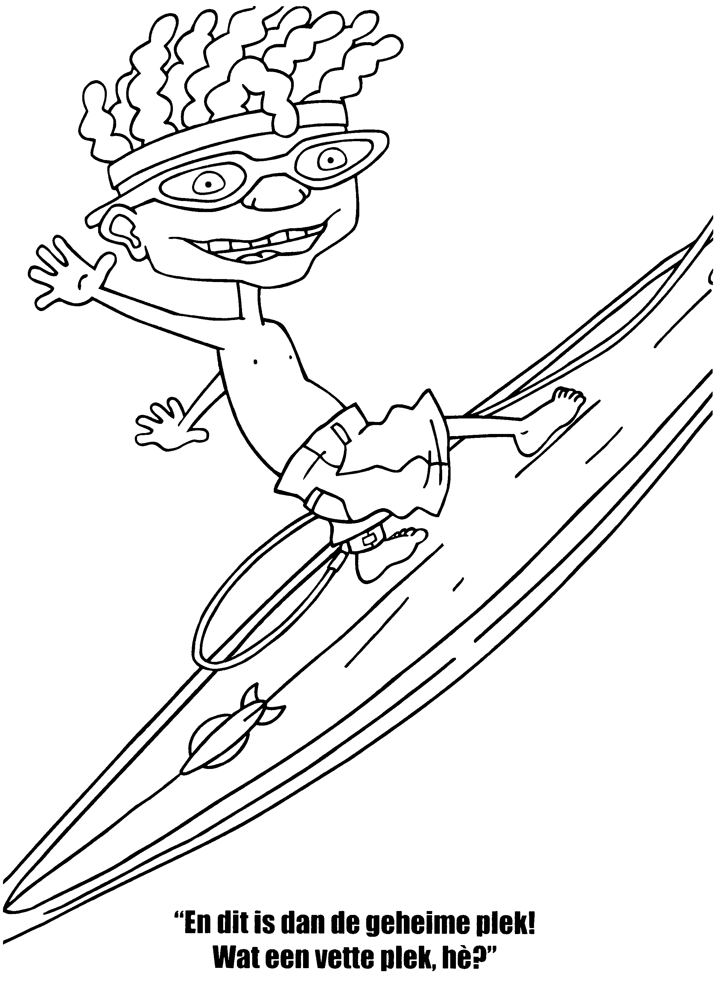 Coloring page: Rocket Power (Cartoons) #52253 - Free Printable Coloring Pages