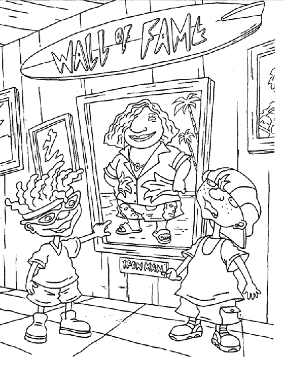 Coloring page: Rocket Power (Cartoons) #52254 - Free Printable Coloring Pages