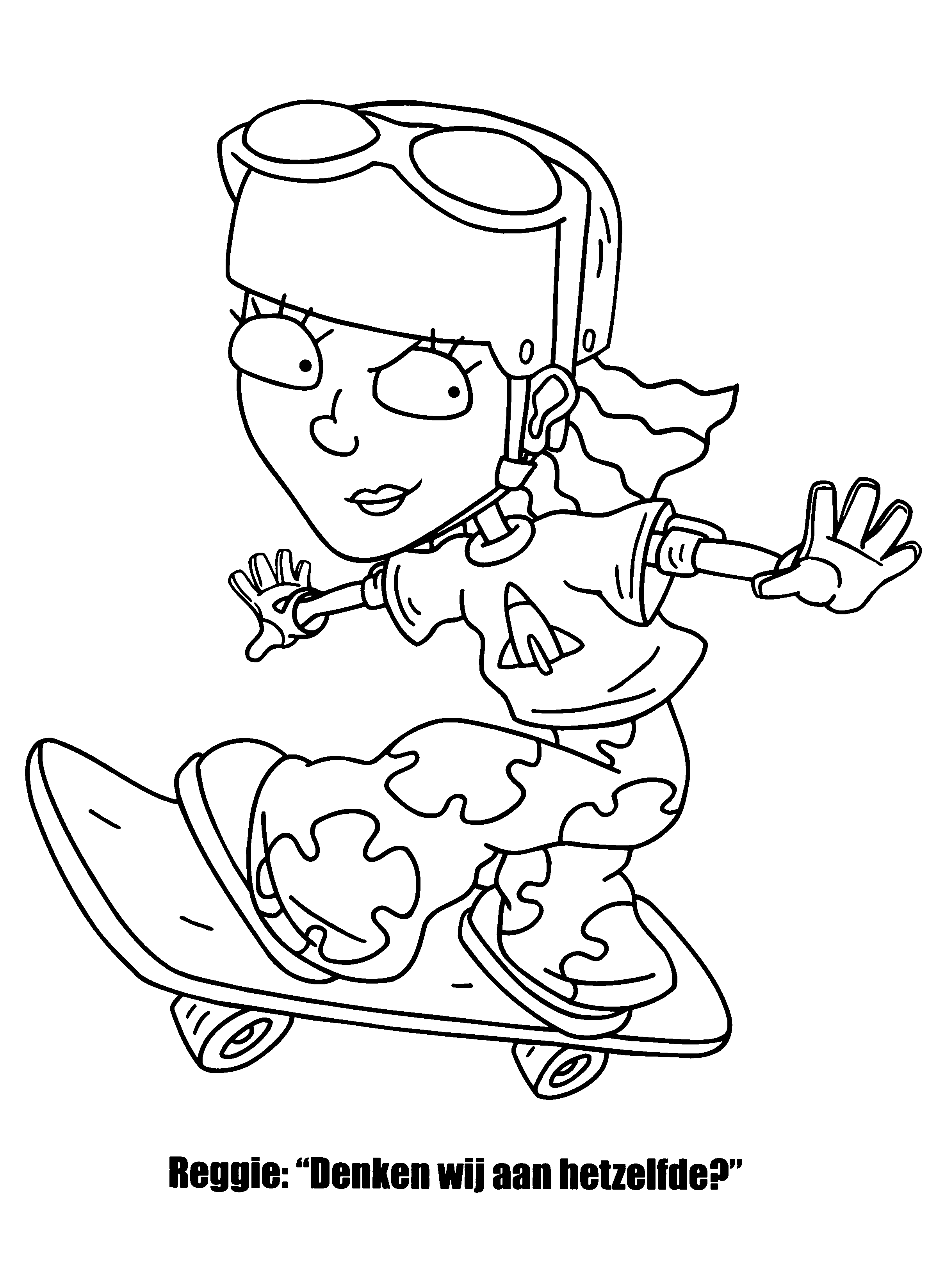 Coloring page: Rocket Power (Cartoons) #52285 - Free Printable Coloring Pages