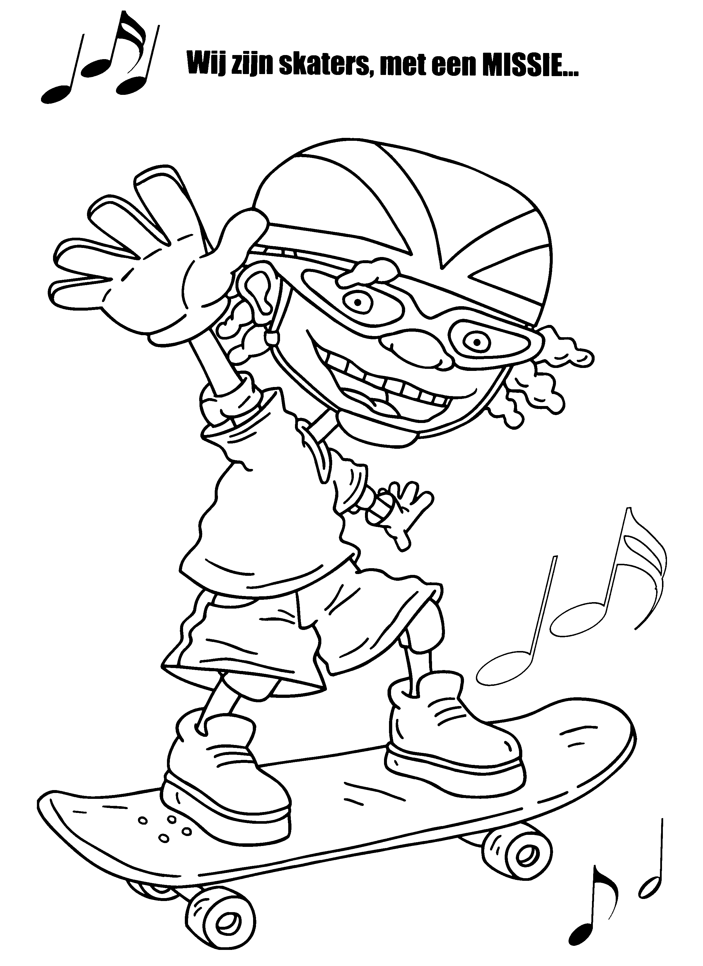 Coloring page: Rocket Power (Cartoons) #52586 - Free Printable Coloring Pages