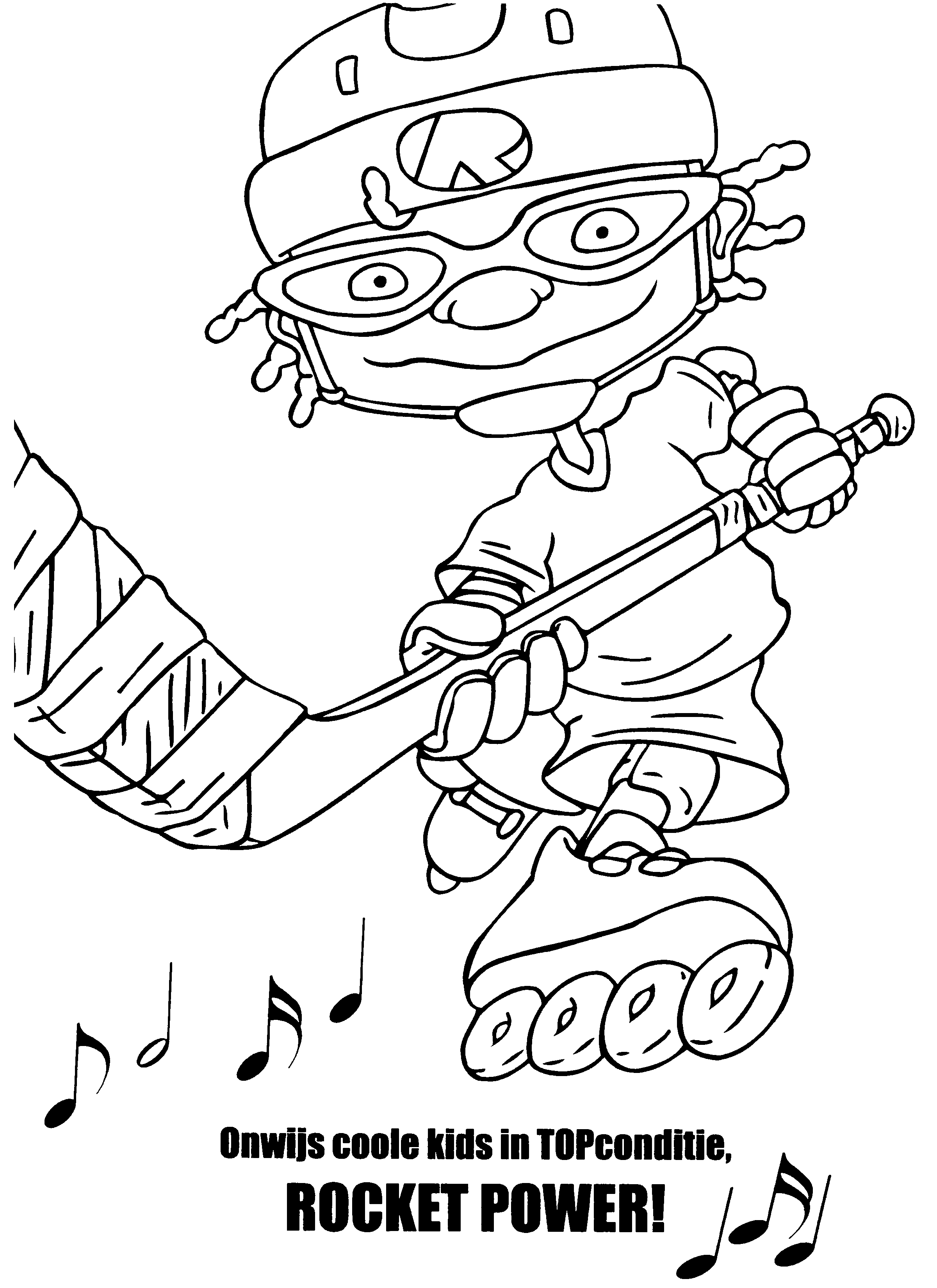 Coloring page: Rocket Power (Cartoons) #52589 - Free Printable Coloring Pages