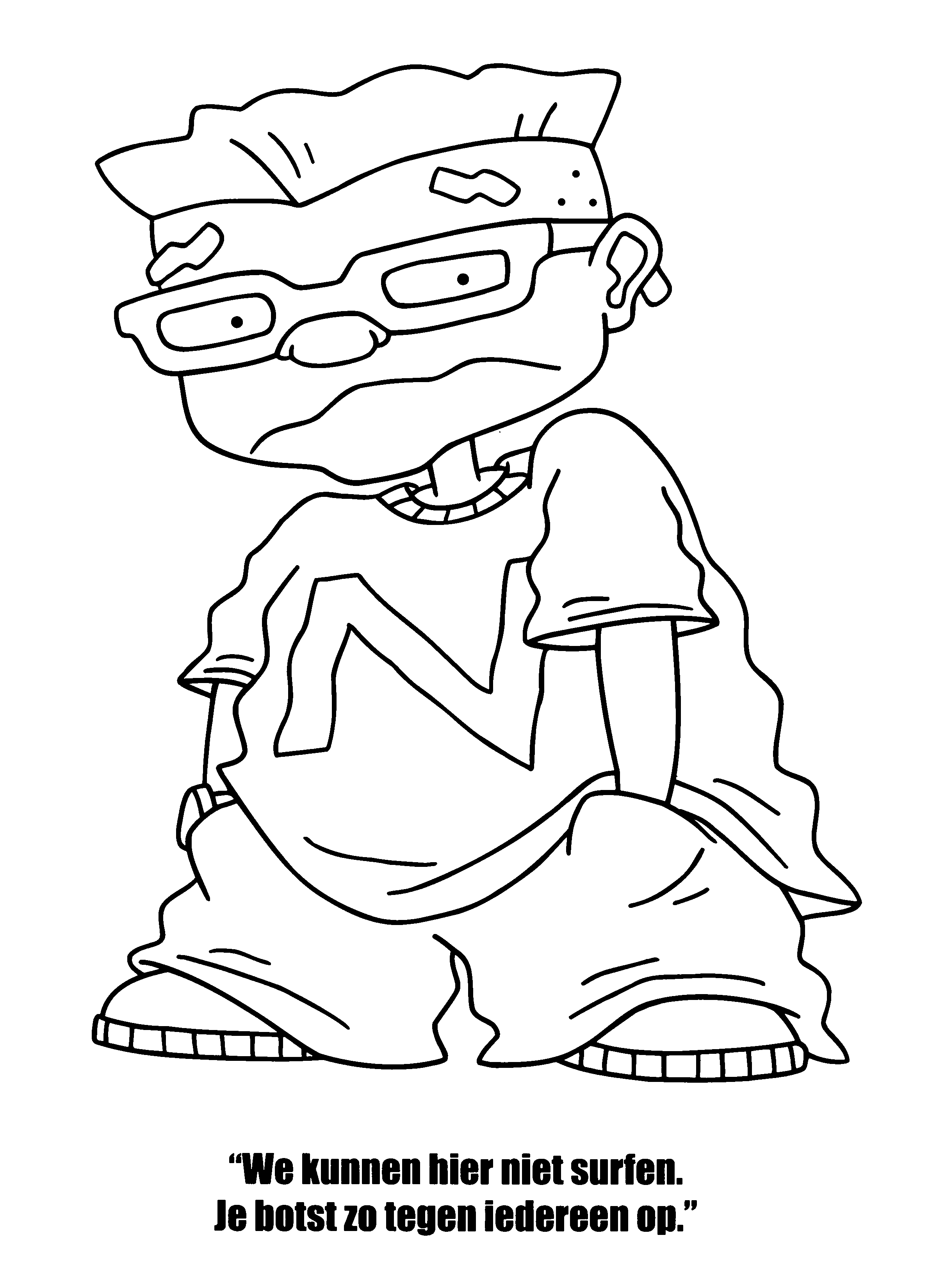 Coloring page: Rocket Power (Cartoons) #52595 - Free Printable Coloring Pages