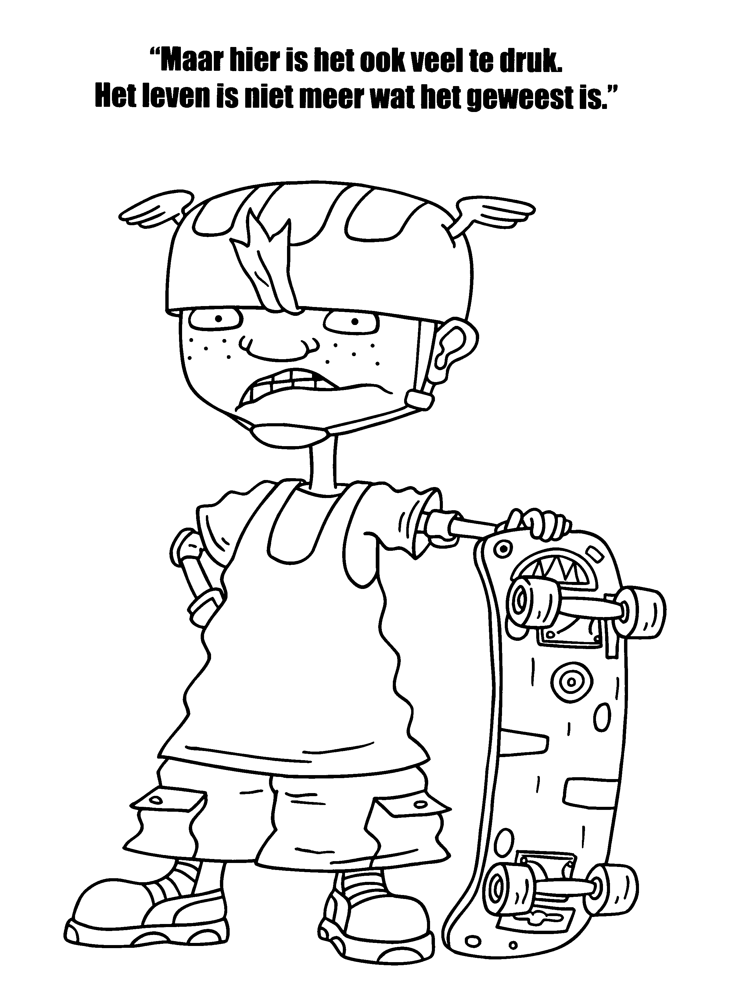 Coloring page: Rocket Power (Cartoons) #52598 - Free Printable Coloring Pages