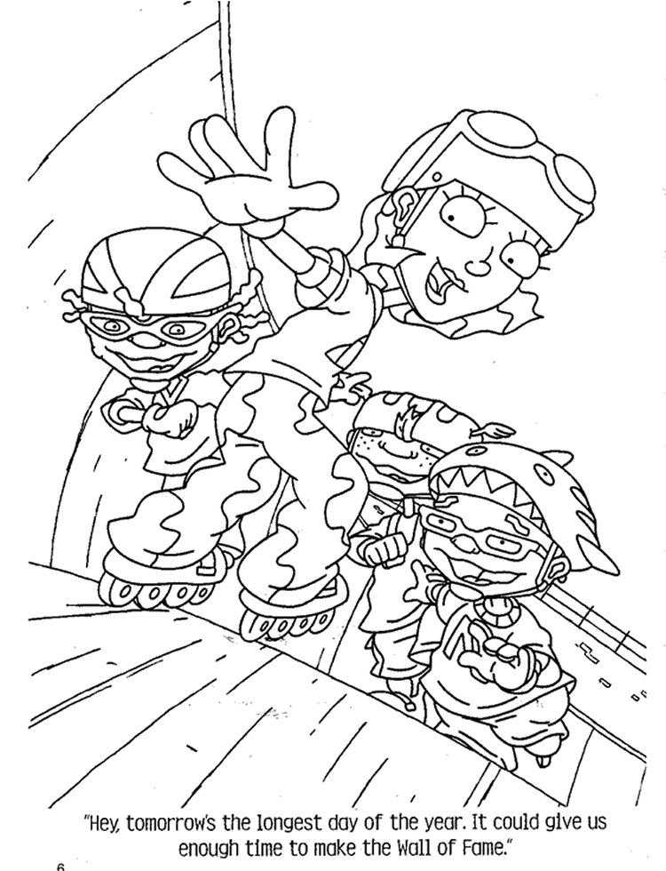 Coloring page: Rocket Power (Cartoons) #52682 - Free Printable Coloring Pages