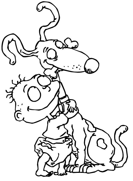 Coloring page: Rugrats (Cartoons) #52693 - Free Printable Coloring Pages