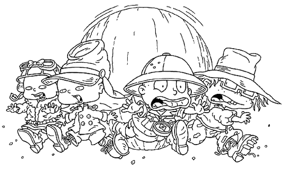 Coloring page: Rugrats (Cartoons) #52696 - Free Printable Coloring Pages